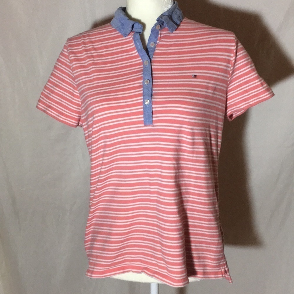 Tommy Hilfiger Striped Short Sleeve Top
